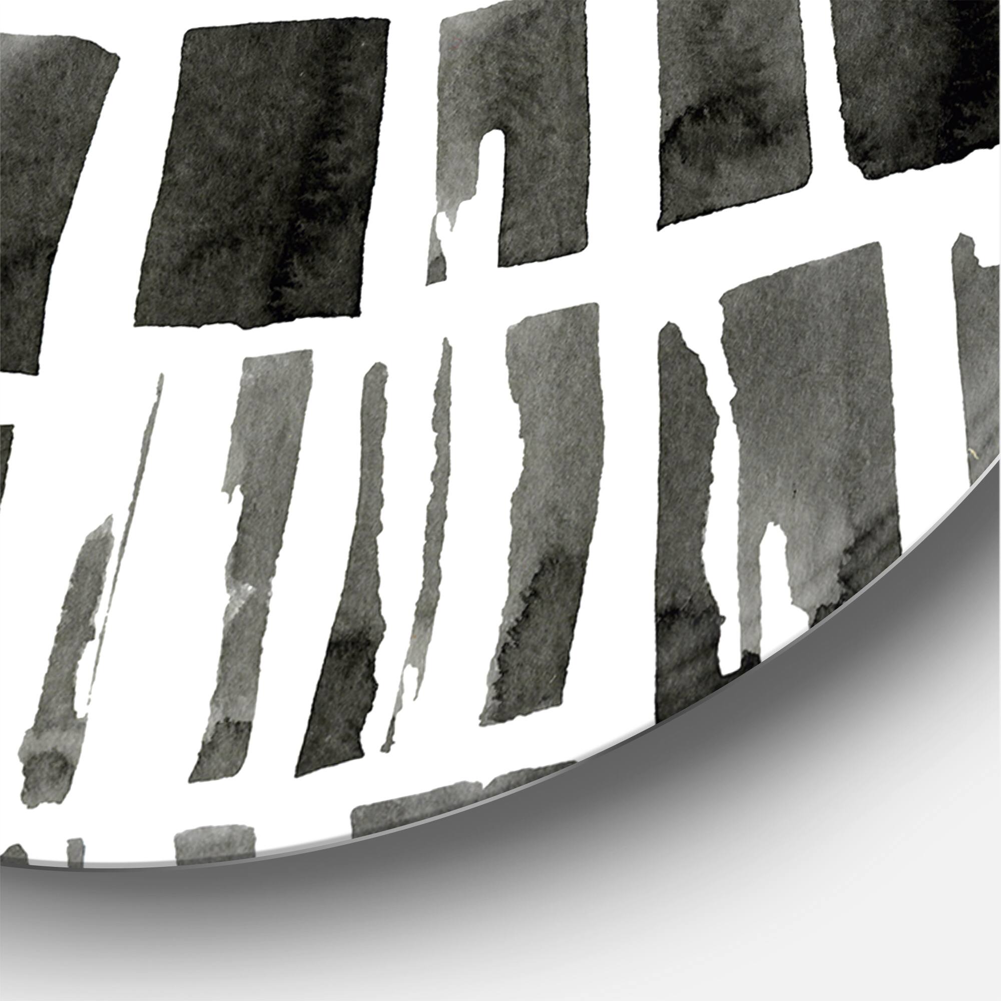 Designart - Abstract Monochrome Bricks